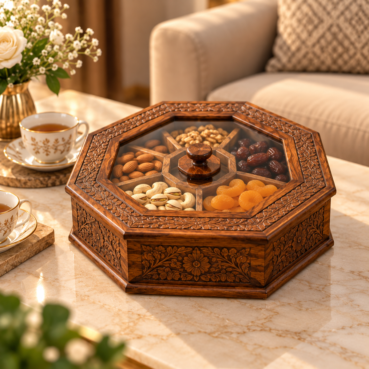 Wooden Dry Fruit Box